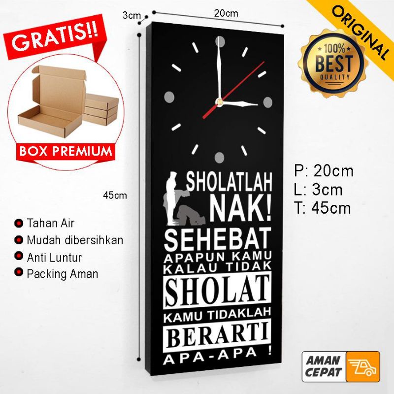 HIASAN JAM DINDING ISLAMI SOLATLAH NAK JAM-32