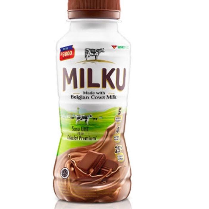 

Termurah Milku Cokelat / Milku Susu UHT Rasa Cokelat 200ml 1 dus isi 12 botol grosir