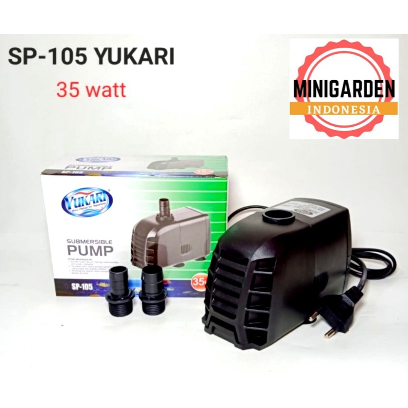 YUKARI SP-105 SUBMERSIBLE PUMP POMPA AIR CELUP FILTER AQUARIUM KOLAM