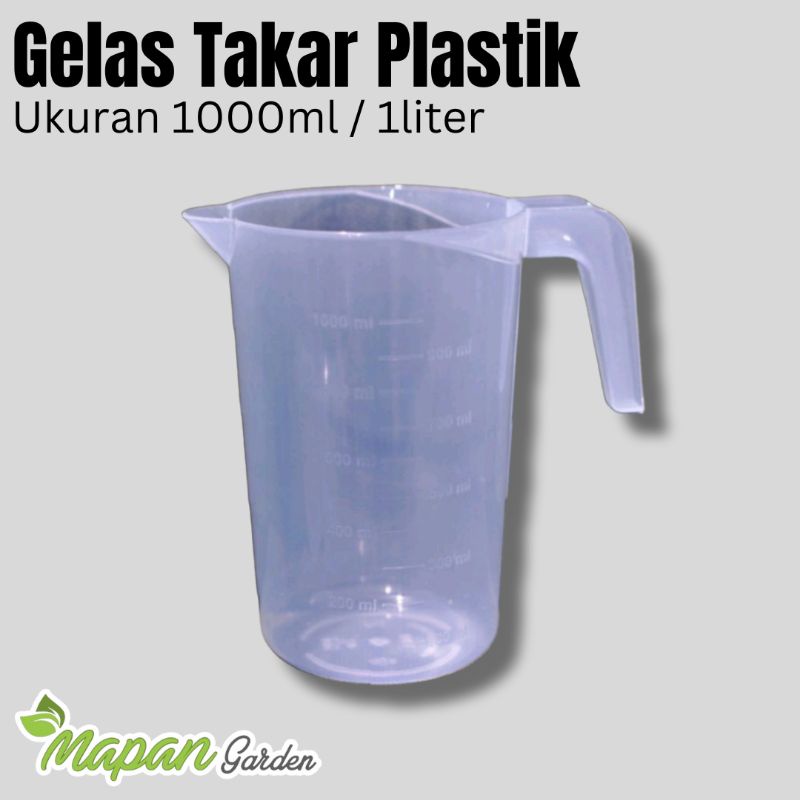 Jual Deskripsi Gelas Ukur 1 Liter Gelas Ukur 1liter Gelas Ukur Plastik 1000ml 1liter Untuk 2435