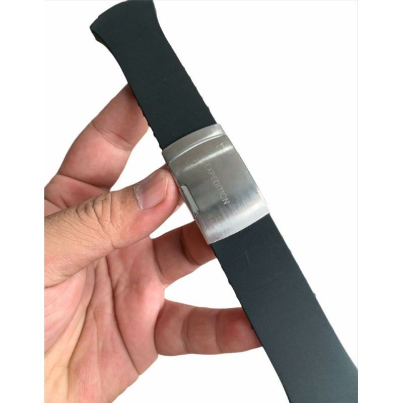 Strap tali jam tangan expedition type E6335 airbone Hitam