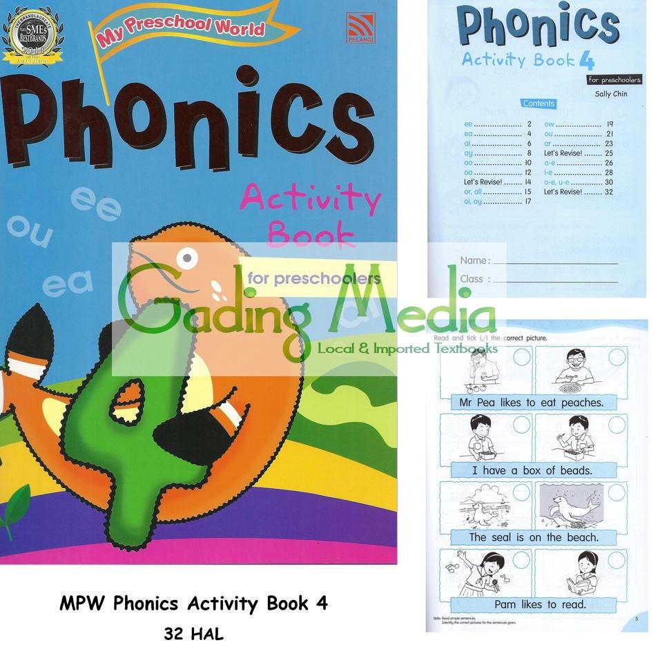 

Ready Update KINDERGARTEN PHONICS - MPW Phonics Reader/Activity Book 1 - 4