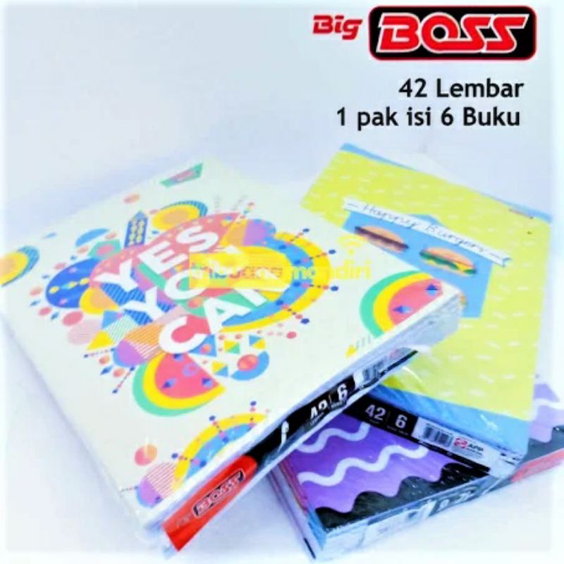

BUKU TULIS BIG BOSS SIDU 42