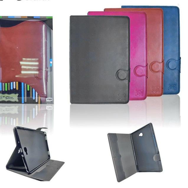 Deal Now--Samsung Tab A6 10.1 2016 SM-P585 / SM-P585Y Sarung KULIT Flip Case PU Leather Book Cover C