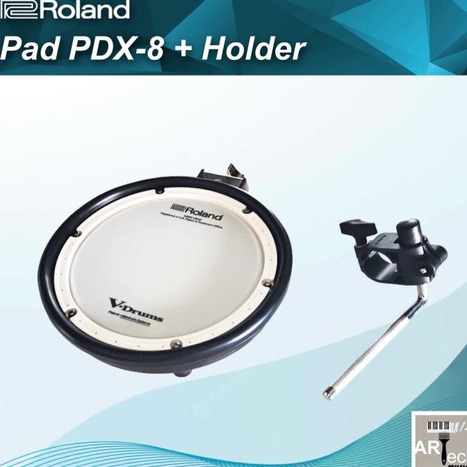Roland Pdx-8 / Pdx8 / Pdx 8 Mesh V-Pad 8 Inch 2 Zone Utk Drum Elektrik