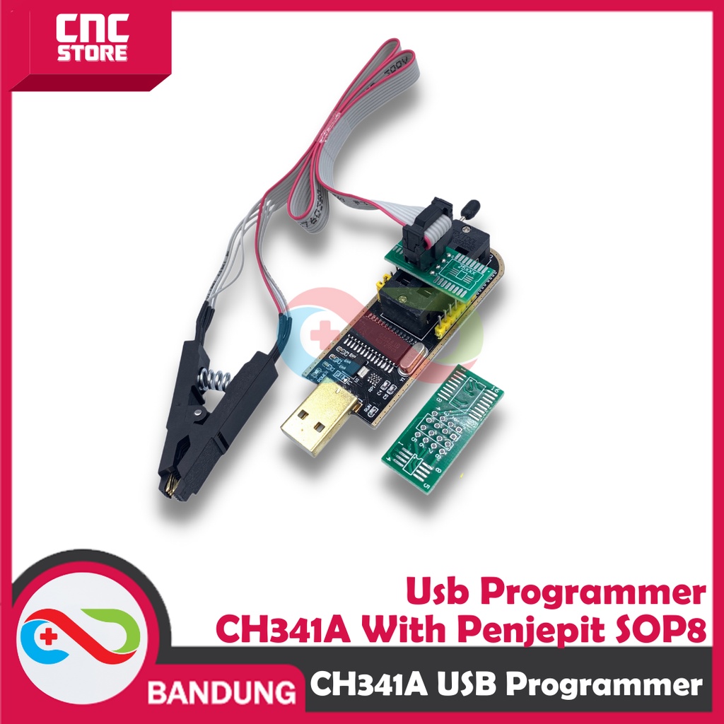 USB PROGRAMMER IC EEPROM CH341A PLUS PENJEPIT SOP8 FLASH BIOS