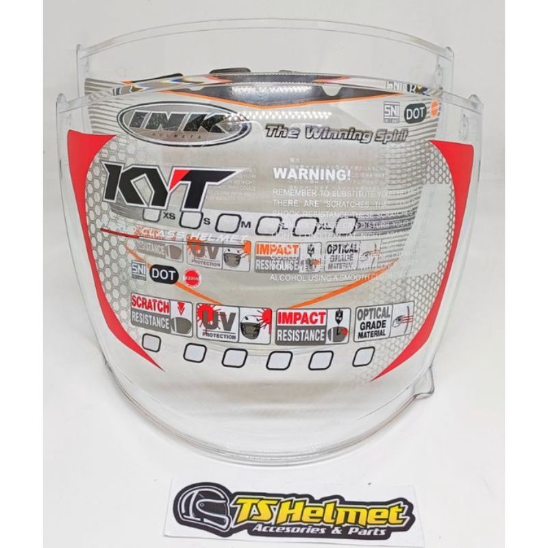 Visor Helm KYT Kyoto INk Dynamic Original Dan Rachet