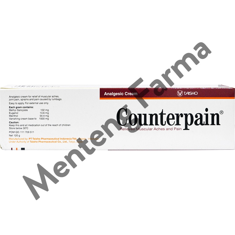 Counterpain 120 gr - Krim Pereda Nyeri Otot, Keseleo, dan Encok