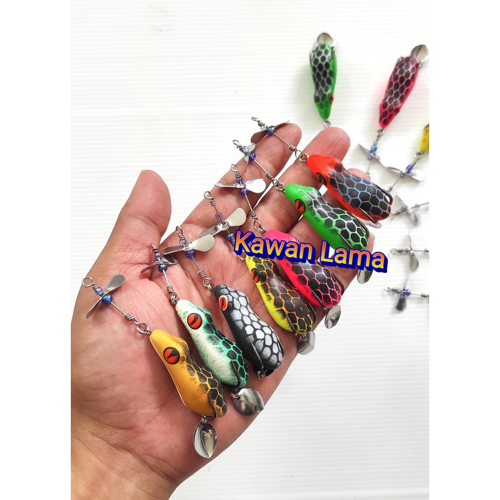 Umpan Soft Frog Propeller Buzzbait Soft Frog