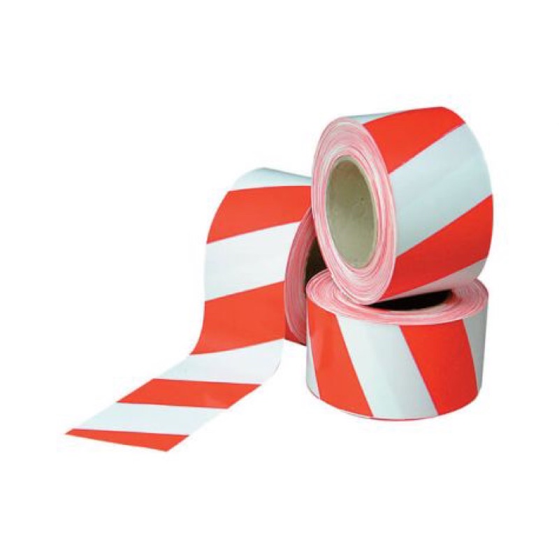 safety line tape barricade merah/ putih