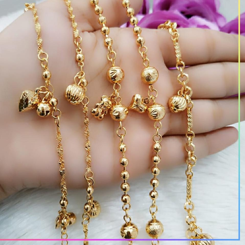 PW.18Oc22ғ– Gelang xuping gelang rantai mainan dewasa/remaja  lapis emas gold GL 068