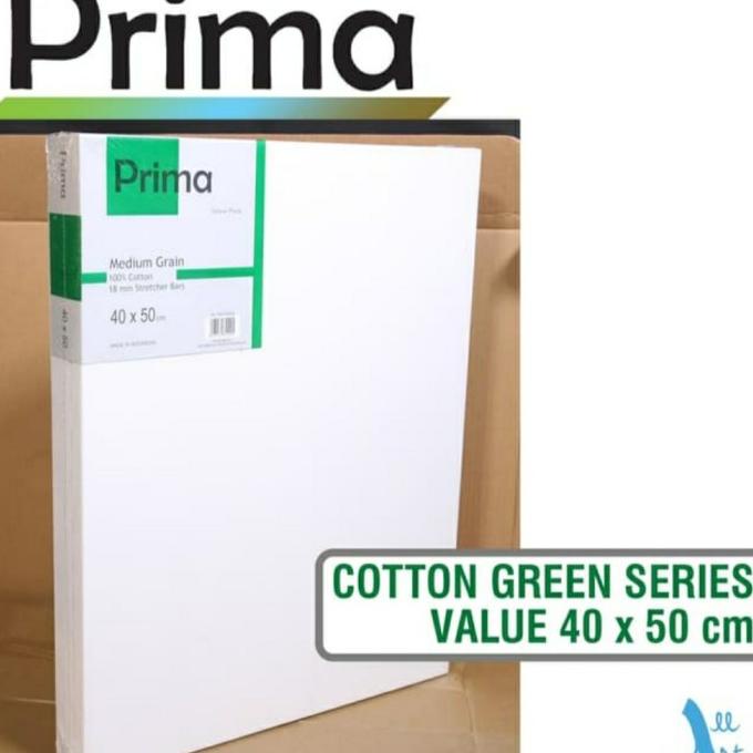 

SET 3 Canvas 40x50 cm Value Pack Prima Green Series For Oil & Acrylic