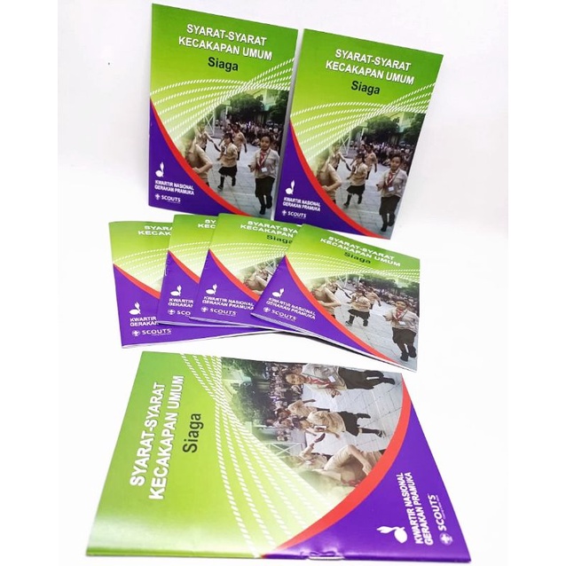 Buku SKU Siaga Pramuka 10*13'5cm Buku Syarat Kecakapan Umum Hvs Tebal