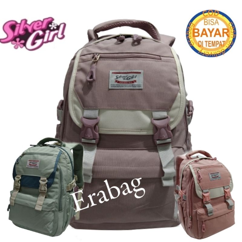 Tas alto Silvergirl import ransel anak sekolah perempuan 7061723F1