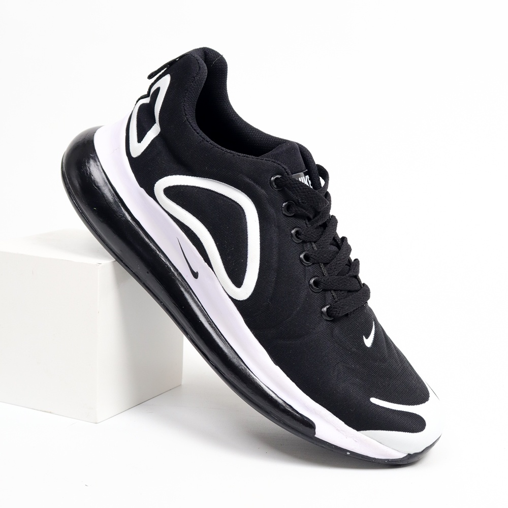 SEPATU SNEAKER OLAHRAGA PRIA AR MAX DARE DEFY DO SPORT LARI RUNNING JOGGING IMPORT MURAH HITAM PUTIH