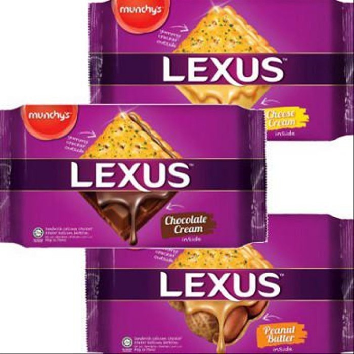 Khas Jaya Biskuit Munchys Lexus Crackers All Variant Family Pack 190gr