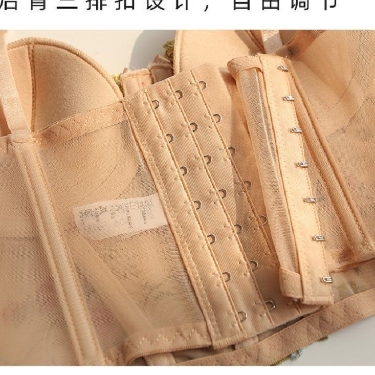 [Jakarta ready] Frs home Renda Prancis bersulam lingerie wanita bagian dalam dan luar korset tulang ikan rompi korset membent push up bra