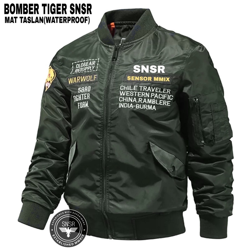 JAKET BOMBER TIGER SNSR TERBARU