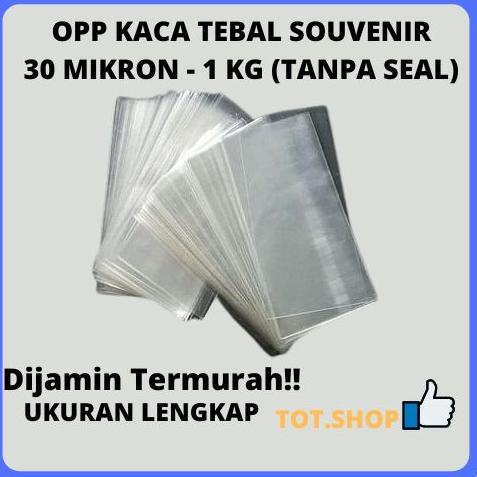 

❀Ready Stock RIDBS HARGA PABRIK!! (1-kg) Plastik Kaca Bening OPP Souvenir Tebal 30 Mikron (Tebal) KILO-an KECIL 81 ➝Stok Banyak