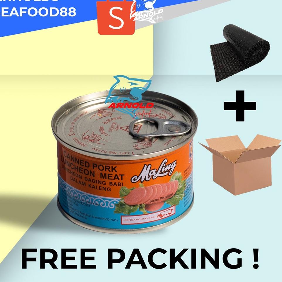 

10.10 MALL MA LING CANNED PORK TTS brand 397g 