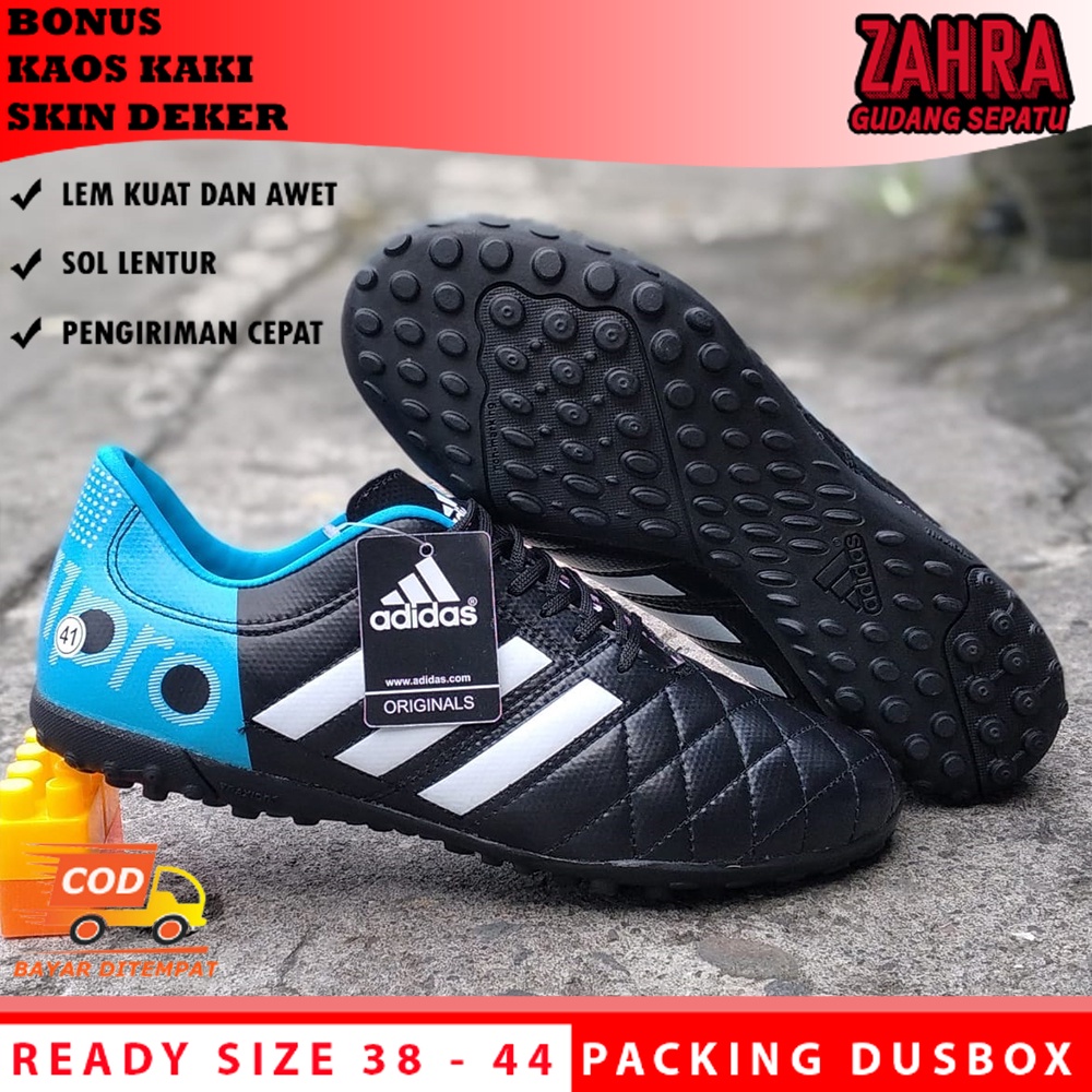 Sepatu Futsal Adidas 11 Pro terbaru sol gerigi mini soccer rumput sintetis 38 44 bonus kaos kaki dek