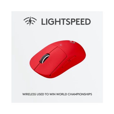 Logitech G Pro X Superlight RED Wireless Gaming Mouse GPROX GPRO X