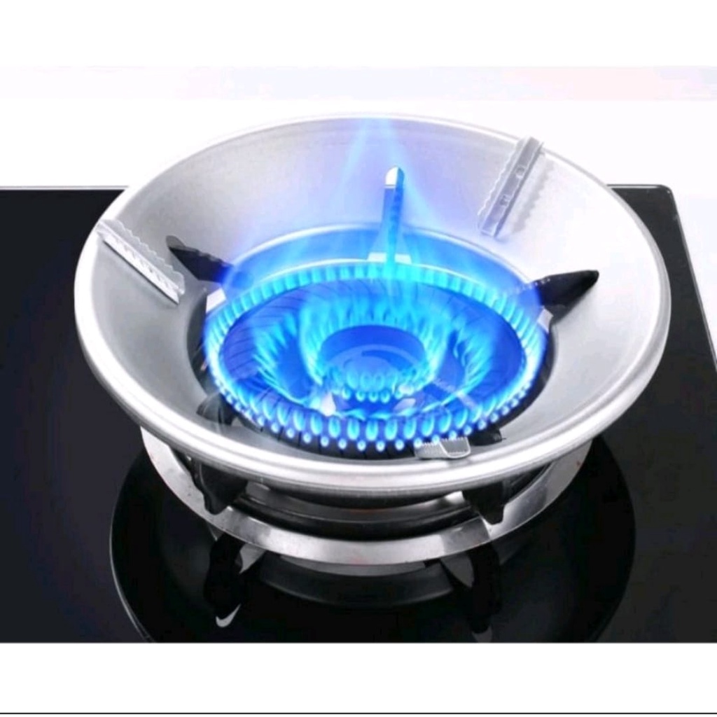 Alas Tatakan Cover Kompor Gas Portable Pelindung Anti Angin Dan Slip Universal