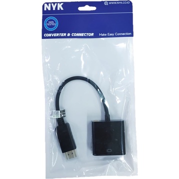 NYK Display Port to VGA Converter Display Port Kabel Konverter