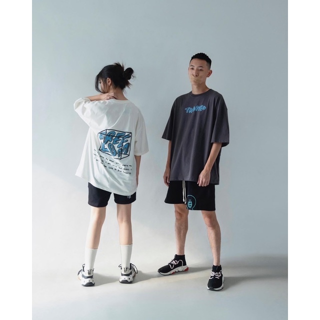 FAITH FADE DYSTOPIA - Trapped Oversized Tee (Grey)