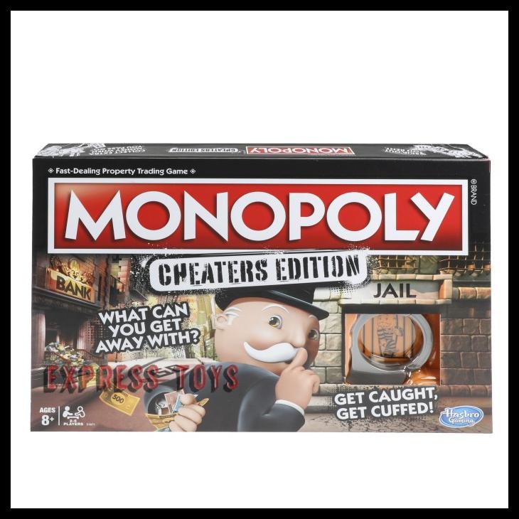 Hasbro Monopoly Game Cheaters Edition Board Game