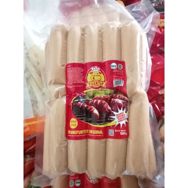 Sosis Bakar Mantap 1kg isi 22 biji