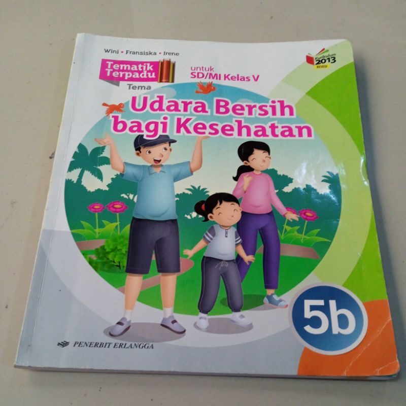 Tematik SD kelas 5b Erlangga.