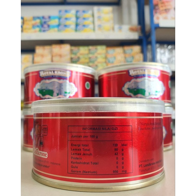 

HA Royal Krone 300Gr Kaleng / Butter Royal Krone 300Gr / Butter Subtitute Royal 300Gr