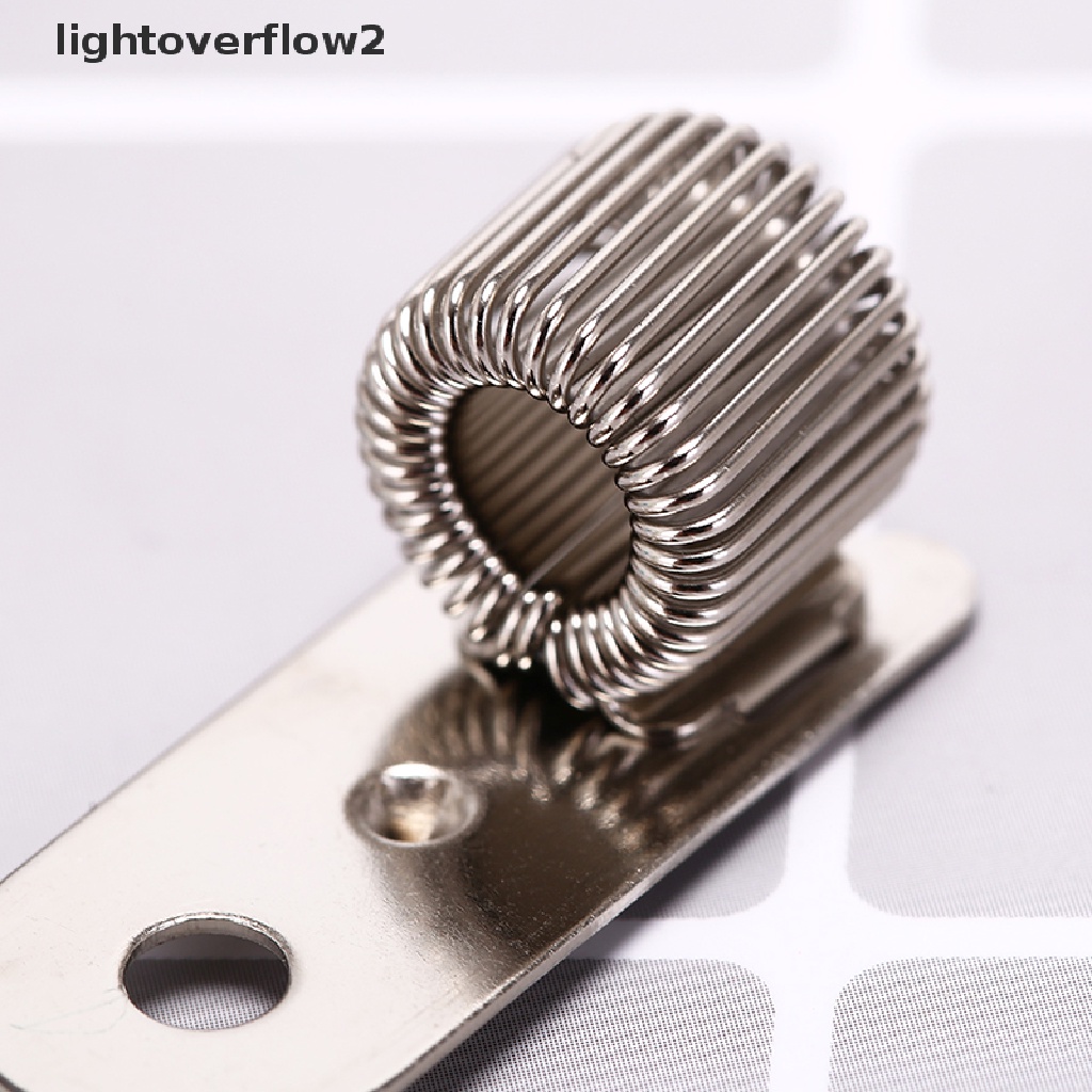 (lightoverflow2) Holder Pulpen Bahan metal Dengan Klip Saku Untuk Seragam Dokter / Perawat