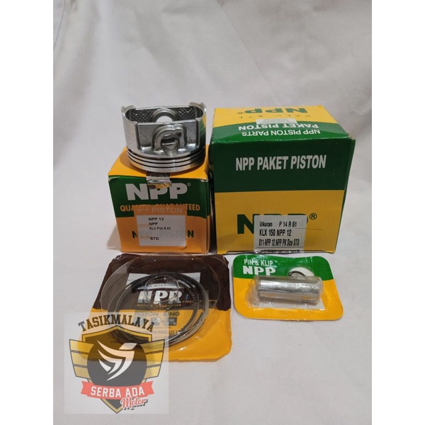 PISTON KIT SEHER KIT KLX RUBAHAN PIN 14 NPP DIAMETER 61, 61.5, 62, 62.5, 63