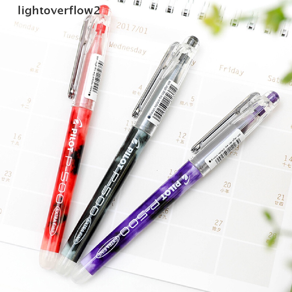 (lightoverflow2) Pilot P500 / P700 Pulpen Gel 0.5 / 0.7mm Untuk Pelajar