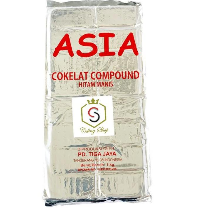 

Promo Terbatas--coklat cokelat blok ASIA compound chocolate batang 1kg 1 kg