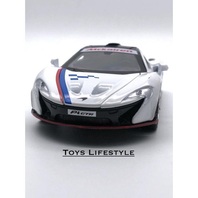 Mainan Mobil Diecast Mclaren P1 Gtr 1:32 (Putih) By Eastern
