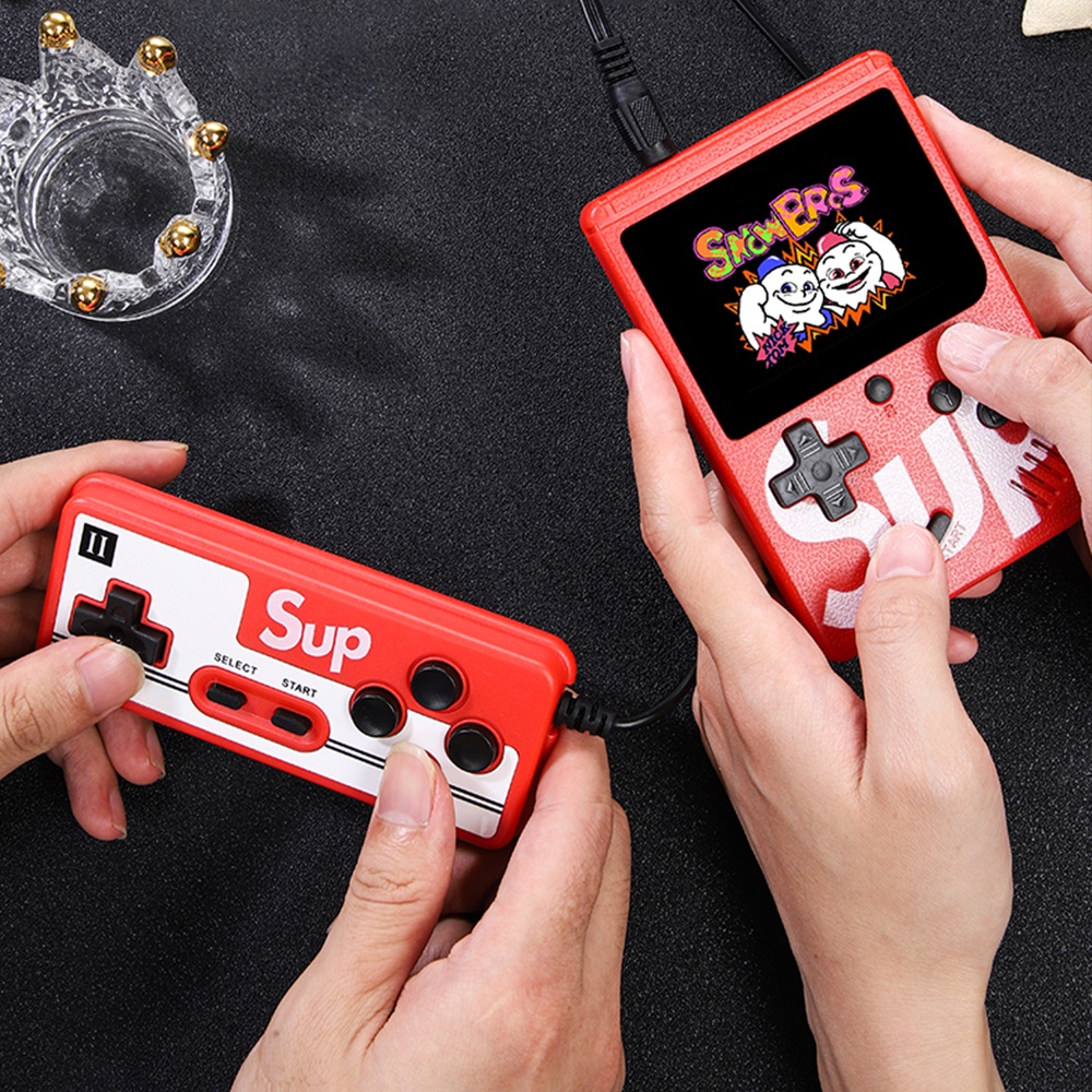 Double Player Gameboy Permainan Retro Mini Gameboy Game Konsol Built-in 400 Games PS4 Gameboy 4.7 Impor+Console Mini Portable game controller