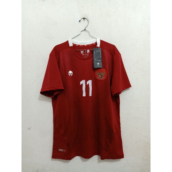 Jersey Timnas Indonesia Home 2020 2021 Original Replika Mills Bima Sakti