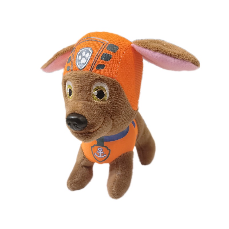 1pc Gantungan Kunci Boneka Plush Karakter Kartun Paw Patrol Rocky Zuma Everest Untuk Anak