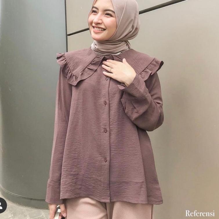 Hot Sale DERA BLOES URAGIRI~BLOES BAHAN Crinkle URAGIRI