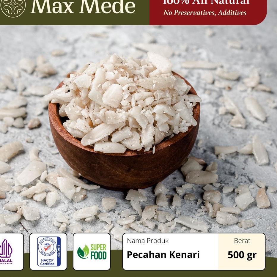 

Kilat Hemat--Pecahan Kacang Kenari pecahan Hancur 500 Gr