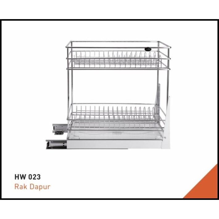 Taco Hw 023L 023 L Rak Piring Cabinet Kabinet Bawah Dapur Kitchen Rel