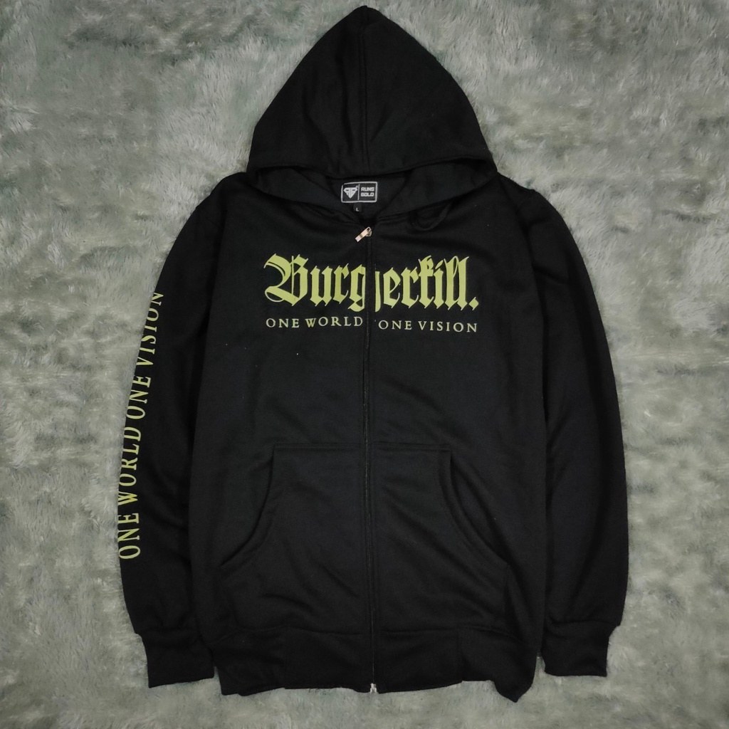 JAKET BURGERKILL HEAVY METAL SIZE M L XL XXL 003 - SWEATER HOODIE TENGKORAK - JAKET MUSIK BURGERKILL - JAKET PRIA MUSIM DINGIN