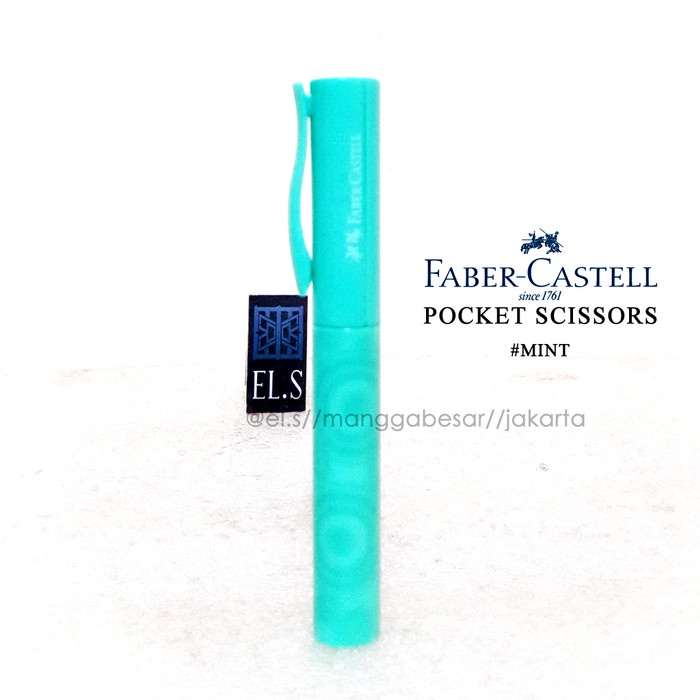 

Sale!!! Faber Castell Pocket Scissors ( Gunting Saku ) Gilaa!!!