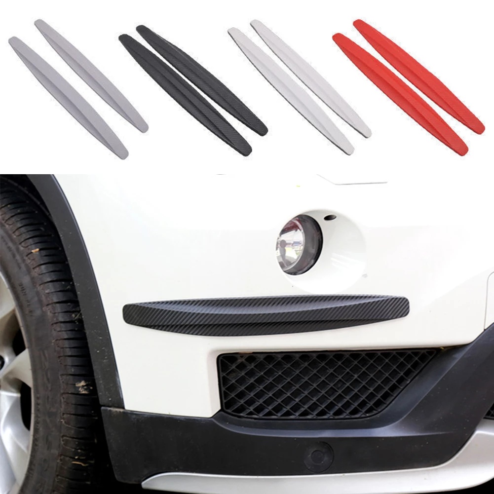 2pcs universal anti-Tabrakan auto Karet Pelindung Sudut Depan Belakang bumper cover Pelindung Bibir strip Stiker Produk Pintu Mobil