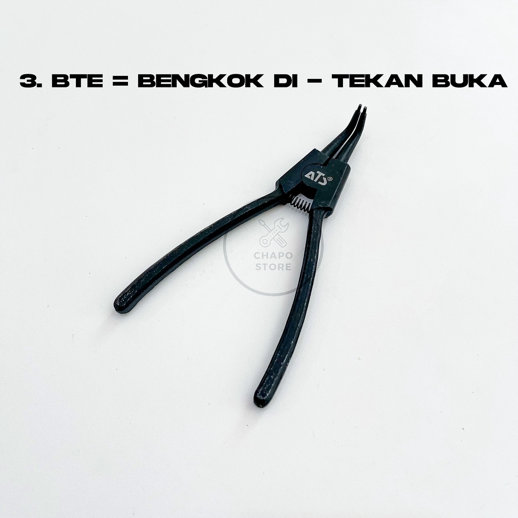 ATS tang snap ring STE STI BTE BTI circlip pliers tang ring per veer