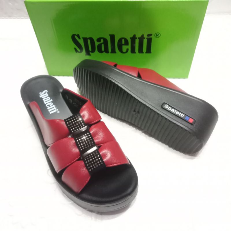 SPALETTI NEW / SPALETTI WEDGES / SANDAL IMPORT WANITA