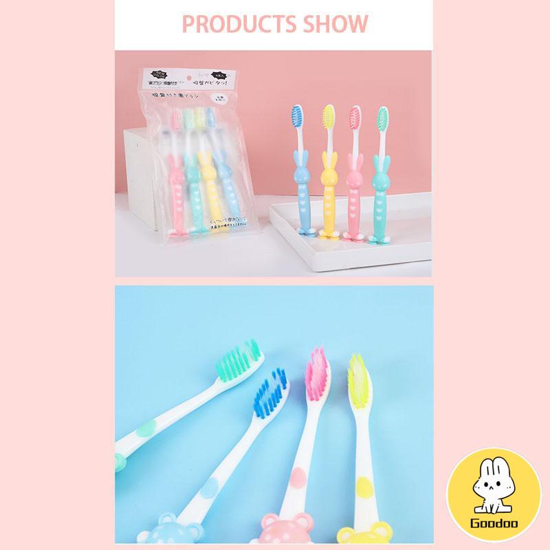 4 Pcs Sikat Gigi Anak Lucu Multiwarna Laki-Laki &amp; Perempuan/sikat Gigi Kids Brush Lembut - SD -Doo